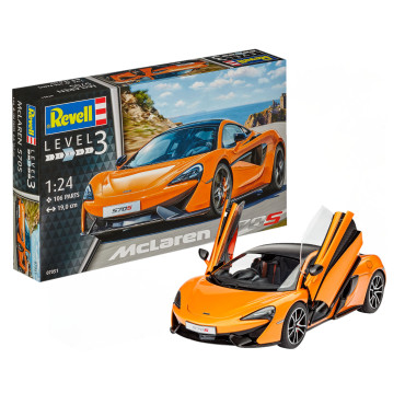 KIT PARA MONTAR REVELL MCLAREN 570S 1/24 106 PEÇAS REV 07051